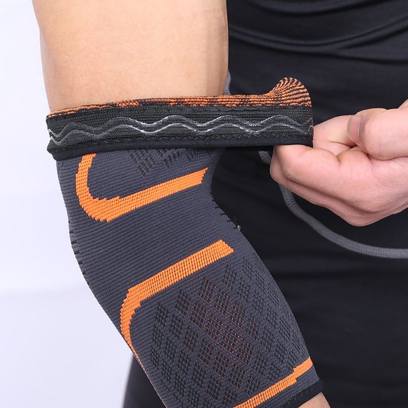Elbow Brace Compression Sleeve Elastic Support - Picture 7 of 10